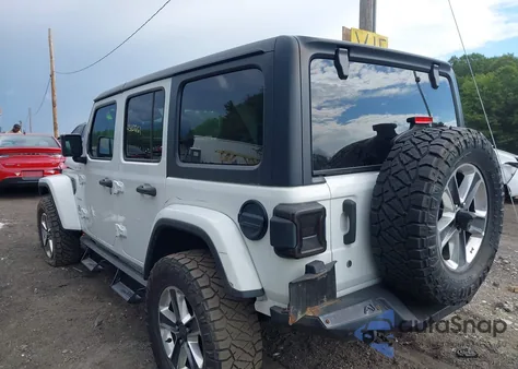 2018 Jeep Wrangler Unlimited Sahara 4X4 from USA, damaged, VIN 1C4HJXEN5JW277903